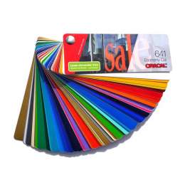 Веер с образцами плёнок - Oracal 641